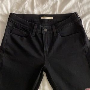 black Levi jeans